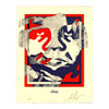 SHEPARD FAIREY 'Torn Icon' (2025) Letterpress Print - Signari Gallery