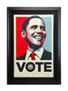 SHEPARD FAIREY 'VOTE (Obama 2008)' HAND-SIGNED/Framed Archival Pigment Print - Signari Gallery