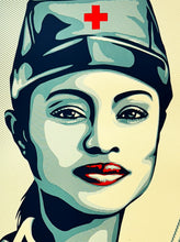 Load image into Gallery viewer, SHEPARD FAIREY 'Valor & Grace Nurse' (2020) Screen Print - Signari Gallery