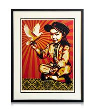 Load image into Gallery viewer, SHEPARD FAIREY 'Vivi La Revolucion' (2008) RARE Custom Framed Screen Print - Signari Gallery