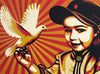 SHEPARD FAIREY 'Vivi La Revolucion' (2008) RARE Custom Framed Screen Print - Signari Gallery