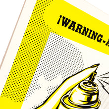 Load image into Gallery viewer, SHEPARD FAIREY 'Warning: Addictive' (2019) Rare 1st Edition Screen Print - Signari Gallery