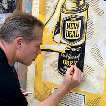 Load image into Gallery viewer, SHEPARD FAIREY 'Warning: Addictive' (2019) Rare 1st Edition Screen Print - Signari Gallery