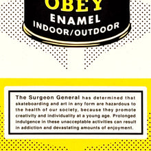 Load image into Gallery viewer, SHEPARD FAIREY 'Warning: Addictive' (2019) Rare 1st Edition Screen Print - Signari Gallery