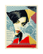 Load image into Gallery viewer, SHEPARD FAIREY 'Wetland Powers' (2023) Screen Print - Signari Gallery