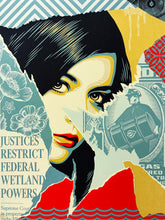 Load image into Gallery viewer, SHEPARD FAIREY 'Wetland Powers' (2023) Screen Print - Signari Gallery