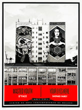 Load image into Gallery viewer, SHEPARD FAIREY x D*FACE 'Wasted Youth/Your Eyes Here' (2015) Rare Screen Print - Signari Gallery