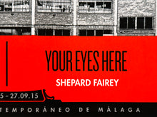 Load image into Gallery viewer, SHEPARD FAIREY x D*FACE 'Wasted Youth/Your Eyes Here' (2015) Rare Screen Print - Signari Gallery