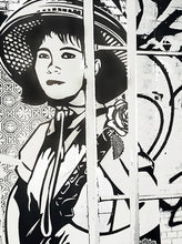 Load image into Gallery viewer, SHEPARD FAIREY x WK INTERACT 'Obey/WK: Revolution Girl' (2007) Framed Screen Print - Signari Gallery