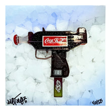 Load image into Gallery viewer, SKET-ONE 'Coca-Sket Uzi' (2025) Designer Resin Art Sculpture + Giclee Print - Signari Gallery