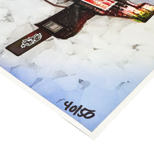 Load image into Gallery viewer, SKET-ONE 'Coca-Sket Uzi' (2025) Designer Resin Art Sculpture + Giclee Print - Signari Gallery