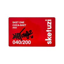 Load image into Gallery viewer, SKET-ONE 'Coca-Sket Uzi' (2025) Designer Resin Art Sculpture + Giclee Print - Signari Gallery