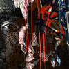 SNIK 'Collider' (2025) Original Hand-Painted Stencil + Screen Print - Signari Gallery