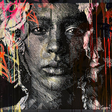 Load image into Gallery viewer, SNIK 'Collider' (2025) Original Hand-Painted Stencil + Screen Print - Signari Gallery