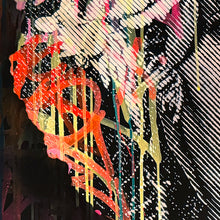 Load image into Gallery viewer, SNIK 'Collider' (2025) Original Hand-Painted Stencil + Screen Print - Signari Gallery