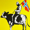 STEIN 'Norwegian Hardcore' (2014) Super-Rare Screen Print (yellow) - Signari Gallery