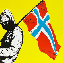Load image into Gallery viewer, STEIN 'Norwegian Hardcore' (2014) Super-Rare Screen Print (yellow) - Signari Gallery
