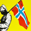 STEIN 'Norwegian Hardcore' (2014) Super-Rare Screen Print (yellow) - Signari Gallery