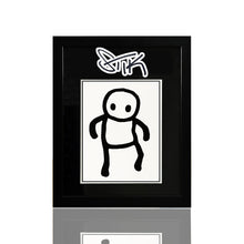 Load image into Gallery viewer, STIK 'Stik Character 2' (2011) RARE Custom Framed Hand-Drawn Sketch