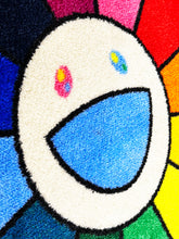 Load image into Gallery viewer, TAKASHI MURAKAMI 'Flowers' (2022) Floor Rug/Mat (rainbow) - Signari Gallery