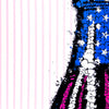 TILT 'Coke' (2015) Screen Print (pink lines) (#18) - Signari Gallery