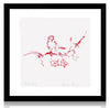 TRACEY EMIN 'Robin Sez' (2009) Original (framed) Christmas Card - Signari Gallery