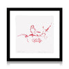TRACEY EMIN 'Robin Sez' (2009) Original (framed) Christmas Card - Signari Gallery