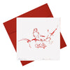 TRACEY EMIN 'Robin Sez' (2009) Original (framed) Christmas Card - Signari Gallery