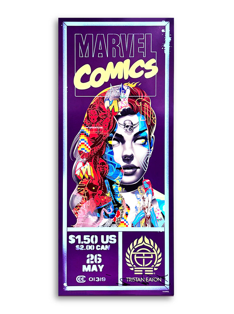 TRISTAN EATON x Marvel 'Mystique' (2024) Hand-Signed Poster - Signari Gallery