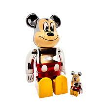 Load image into Gallery viewer, UNDEFEATED x Be@rbrick 'True Original' (2018) Designer Art Figure Set (chrome)