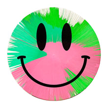 Load image into Gallery viewer, XHEIST 'Euphoric Smiley Spin' (2024) Original Acrylic on Wood - Signari Gallery