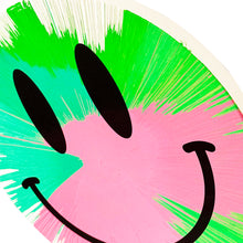 Load image into Gallery viewer, XHEIST 'Euphoric Smiley Spin' (2024) Original Acrylic on Wood - Signari Gallery