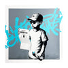 ZEDSY 'How to Graffiti' (aqua) Screen Print - Signari Gallery