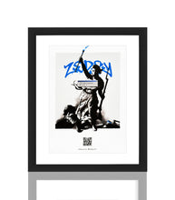 Load image into Gallery viewer, ZEDSY 'Zedsy in Paris' (2022) Original (framed) Promotional Mini-Print - Signari Gallery