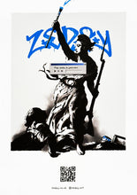 Load image into Gallery viewer, ZEDSY 'Zedsy in Paris' (2022) Original (framed) Promotional Mini-Print - Signari Gallery