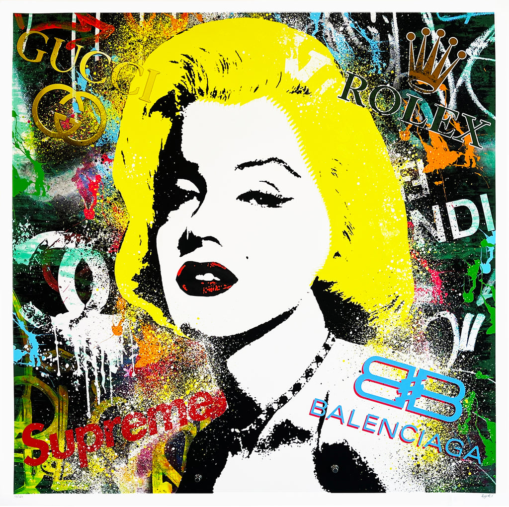 AGENT X 'Marilyn as Chérie Ledoux' Giclêe Print - Signari Gallery