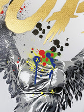 Load image into Gallery viewer, ALESSIO B 'Hope' (silver) Hand-Finished Screen Print (AP)