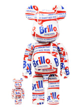 Load image into Gallery viewer, ANDY WARHOL x BE@RBRICK 'Brillo' Art Figure Set