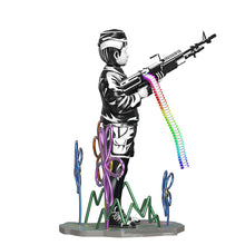 Load image into Gallery viewer, BANKSY (after) &#39;Crayon Shooter&#39; Polystone Sculpture