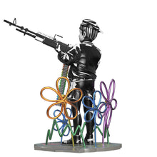 Load image into Gallery viewer, BANKSY (after) &#39;Crayon Shooter&#39; Polystone Sculpture