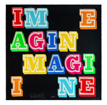 Load image into Gallery viewer, BEN EINE 'Imagine' 9-Color Screen Print