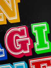 Load image into Gallery viewer, BEN EINE 'Imagine' 9-Color Screen Print