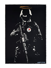 Load image into Gallery viewer, BEN NAZ 'LA Love' (gold) Hand-Painted Screen Print - Signari Gallery
