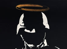 Load image into Gallery viewer, BEN NAZ 'LA Love' (gold) Hand-Painted Screen Print - Signari Gallery