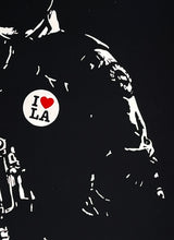 Load image into Gallery viewer, BEN NAZ 'LA Love' (gold) Hand-Painted Screen Print - Signari Gallery