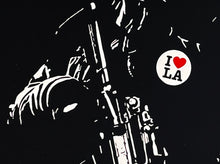 Load image into Gallery viewer, BEN NAZ 'LA Love' (gold) Hand-Painted Screen Print - Signari Gallery