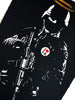 BEN NAZ 'LA Love' (gold) Hand-Painted Screen Print - Signari Gallery