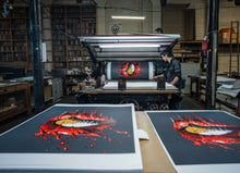 Load image into Gallery viewer, BRUSK 'Bullet in Your Mouth' Framed Lithograph Print