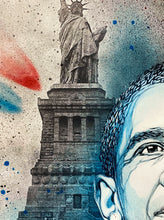 Load image into Gallery viewer, C215 'Obama' Custom Framed Giclée Print