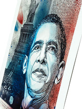 Load image into Gallery viewer, C215 'Obama' Custom Framed Giclée Print